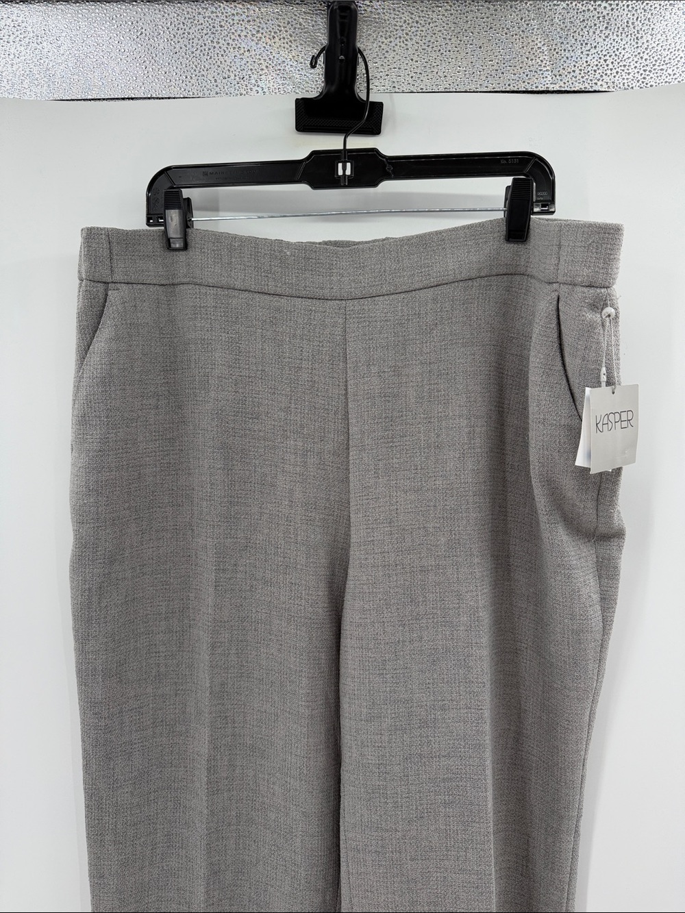 Kasper Women's Wide Leg Pull on Pants - Pebble - XL - New with tags - Picture 2 of 10